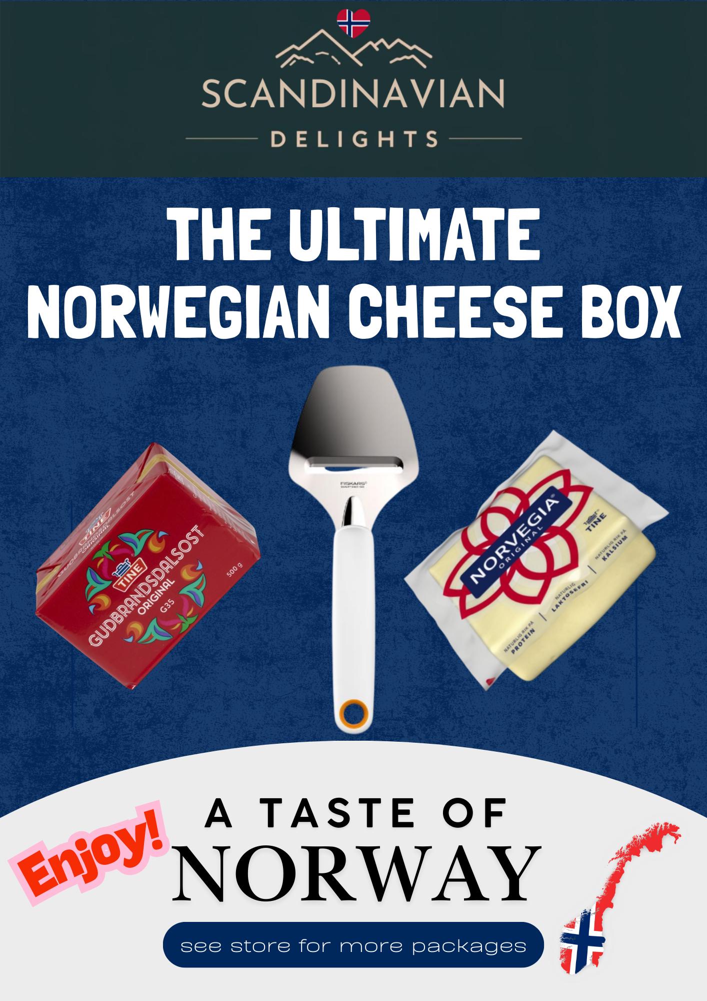 The ultimate Norwegian CHEESE Box - incl FREE int shipping!
