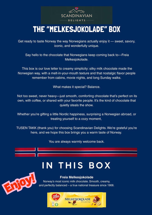 5x Freia Melkesjokolade Box: Authentic Norwegian Milk Chocolate Treat- inkl FREE int shipping!