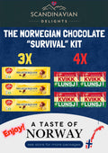 3x Freia Melkesjokolade, 4x Kvikk Lunsj Norwegian Chocolate Bars incl free int shipping