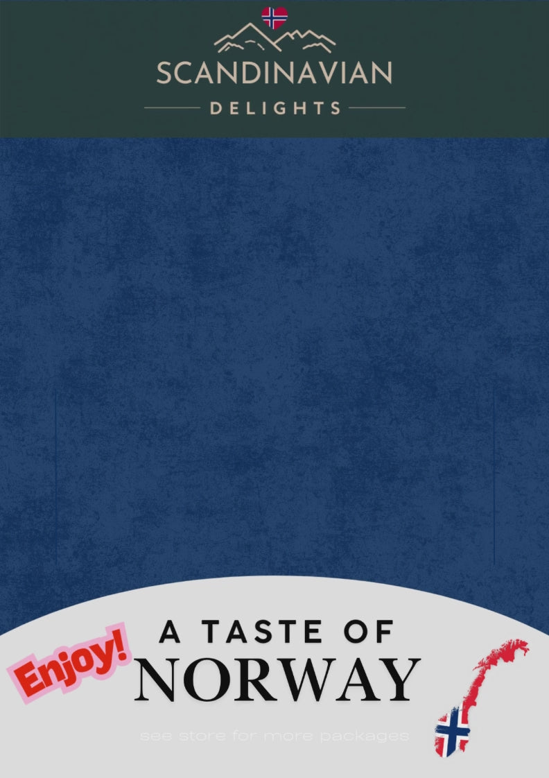 The Ultimate Norwegian Starter Box -chockolate, cheese, and mackerell from Norway - incl FREE int shipping